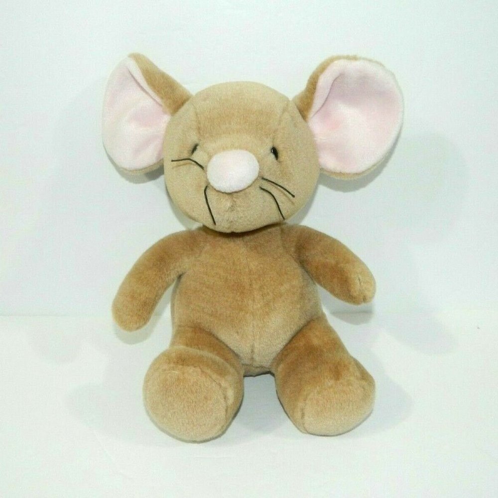 VTG ANGEL MOUSE 8" Plush BBC 1999 Cartoon Show Angelmouse Stuffed Rodney Peppe